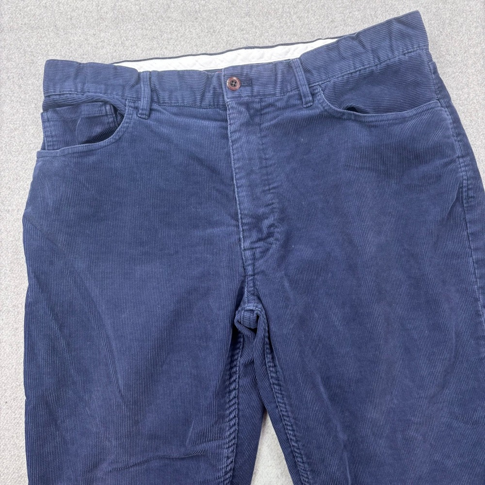 Vintage 90s Polo Golf Ralph Lauren Corduroy Pants Mens 34x30 (Actual) Navy Blue